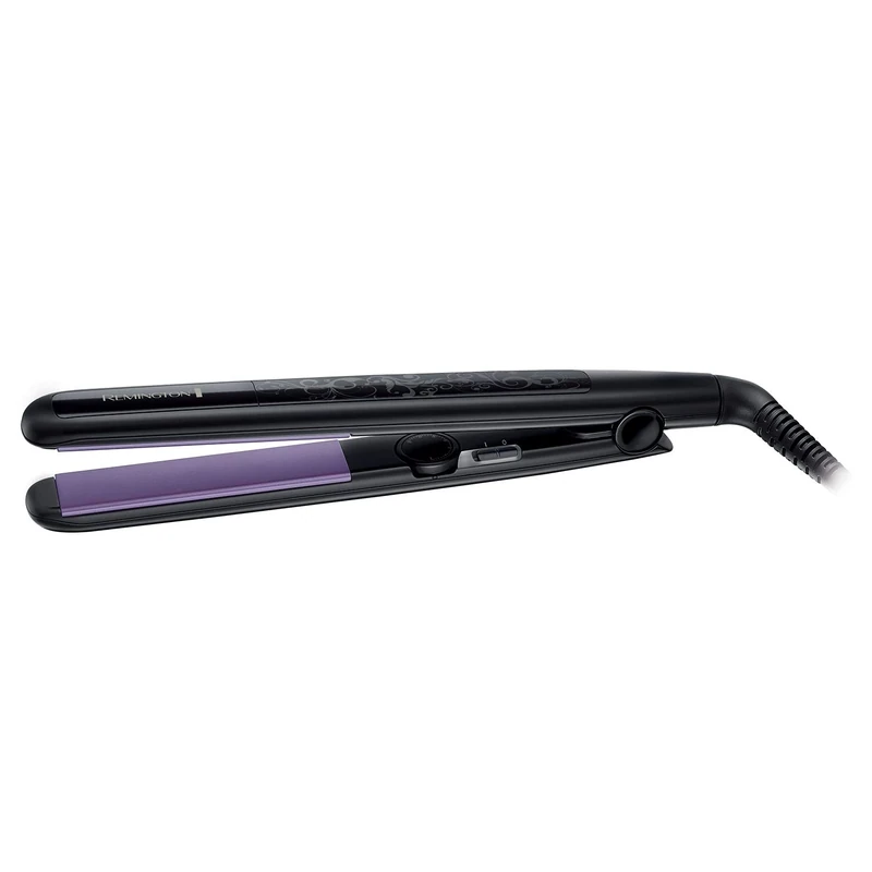 Remington Hair Straightener with Colour Protect Ceramic coating for Dyed/Treated Hair, Slim longer length 110mm floating plates, Fast 15 second heat up, 30 Heat settings, 1.8m cord,Up to 230°C, S6300