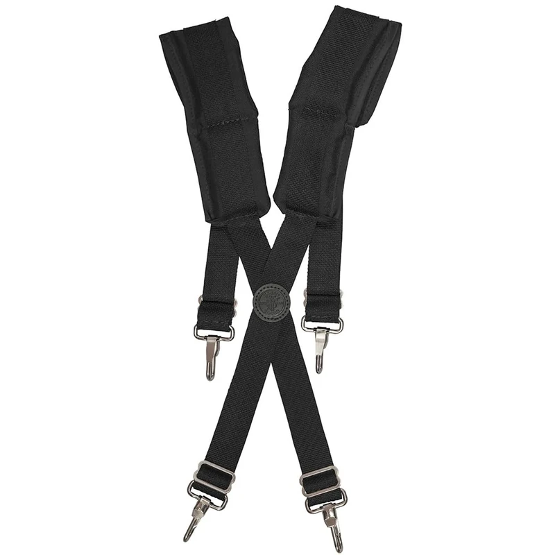 KLEIN TOOLS 55400 Adjustable Suspenders, for 4-Point Attachment Belts, Rugged and Padded, Ideal Electricians or Carpenters Suspenders