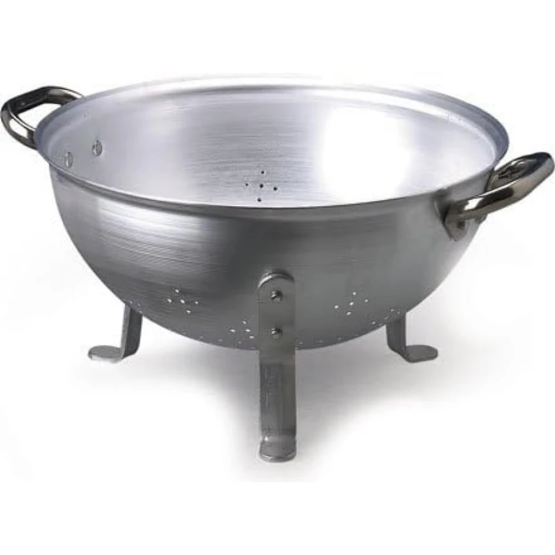Pentole Agnelli Aluminium Inbox Tripodal Colander With 2 Handles, Diameter 30 Cm.