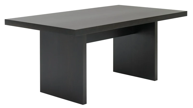 TemaHome Wood Honeycomb Panel Multi Perth 180 cm with Wenge Beech Veneer Stained Black, 180 x 80 x 72 cm, Black