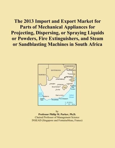 The 2013 Import and Export Market for Parts of Mechanical Appliances for Projecting, Dispersing, or Spraying Liquids or Powders, Fire Extinguishers, and Steam or Sandblasting Machines in South Africa