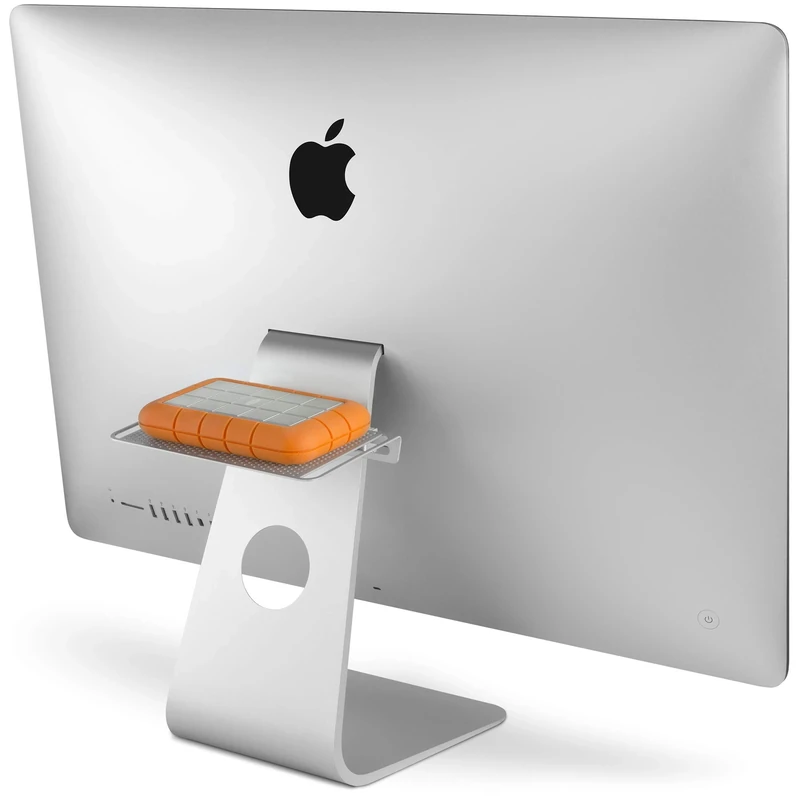 Twelve South BackPack for iMac and Apple Displays | Hidden Storage Shelf for Hard Drives and Accessories (silver) - Image 1
