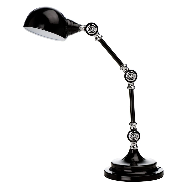 Premier Housewares Adjustable Table Lamp - Black