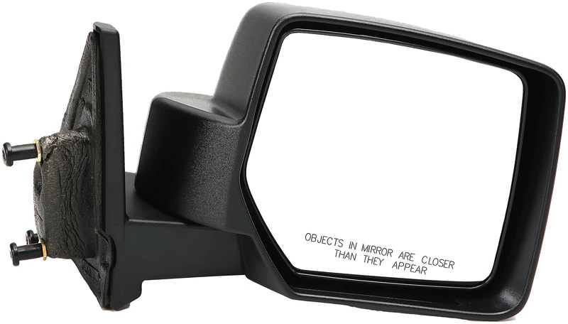 Dorman 955-1617 Passenger Side Manual Door Mirror - Folding Compatible with Select Jeep Models, Black