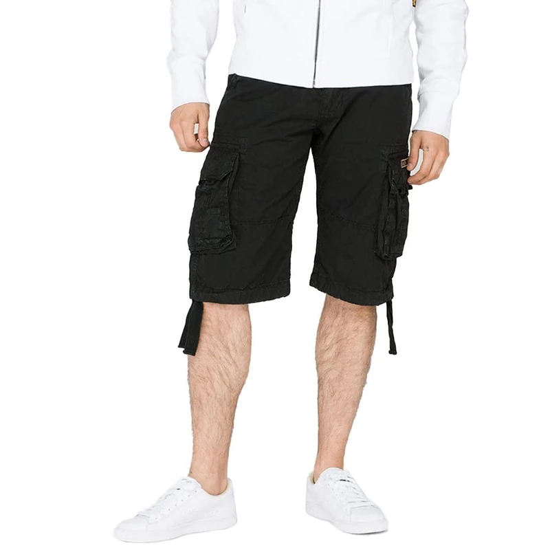 Alpha Industries Jet Short Mens Greyblack