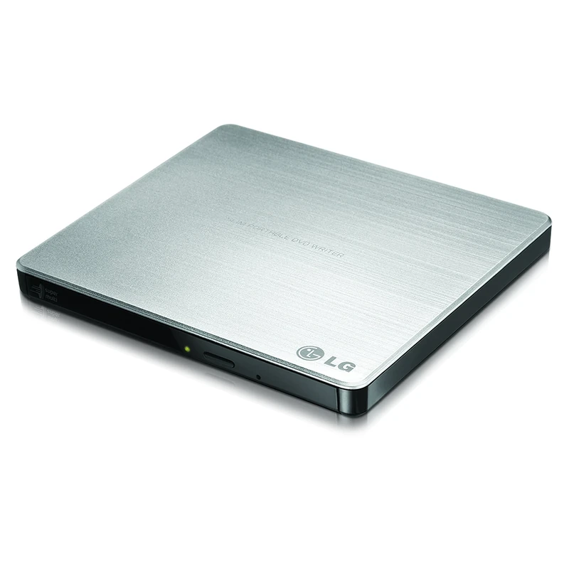 LG GP60NS50 8x USB 2.0 Slimline External DVD Rewriter - Silver