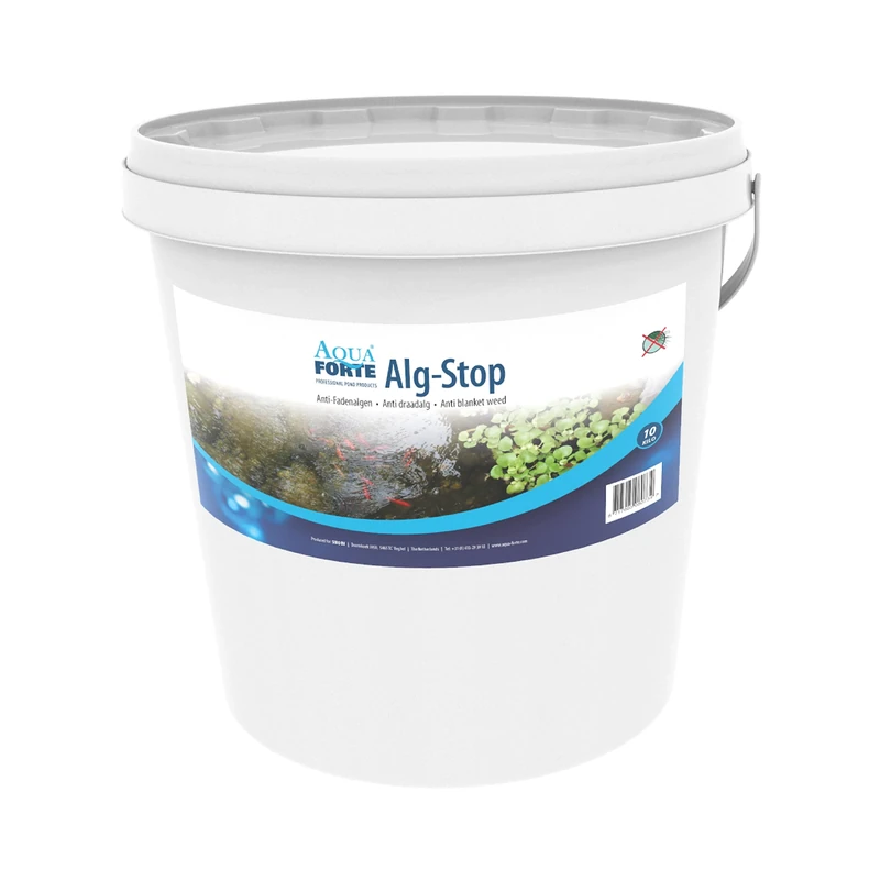 Aquaforte Liquid Alg-Stop 10 kg Anti-Blanket Weed, White, 10 kg