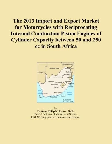 The 2013 Import and Export Market for Motorcycles with Reciprocating Internal Combustion Piston Engines of Cylinder Capacity between 50 and 250 cc in South Africa