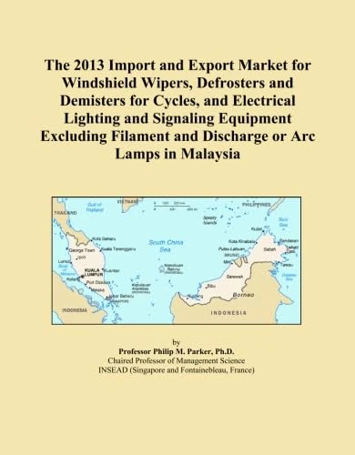 The 2013 Import and Export Market for Windshield Wipers, Defrosters and Demisters for Cycles, and Electrical Lighting and Signaling Equipment Excluding Filament and Discharge or Arc Lamps in Malaysia