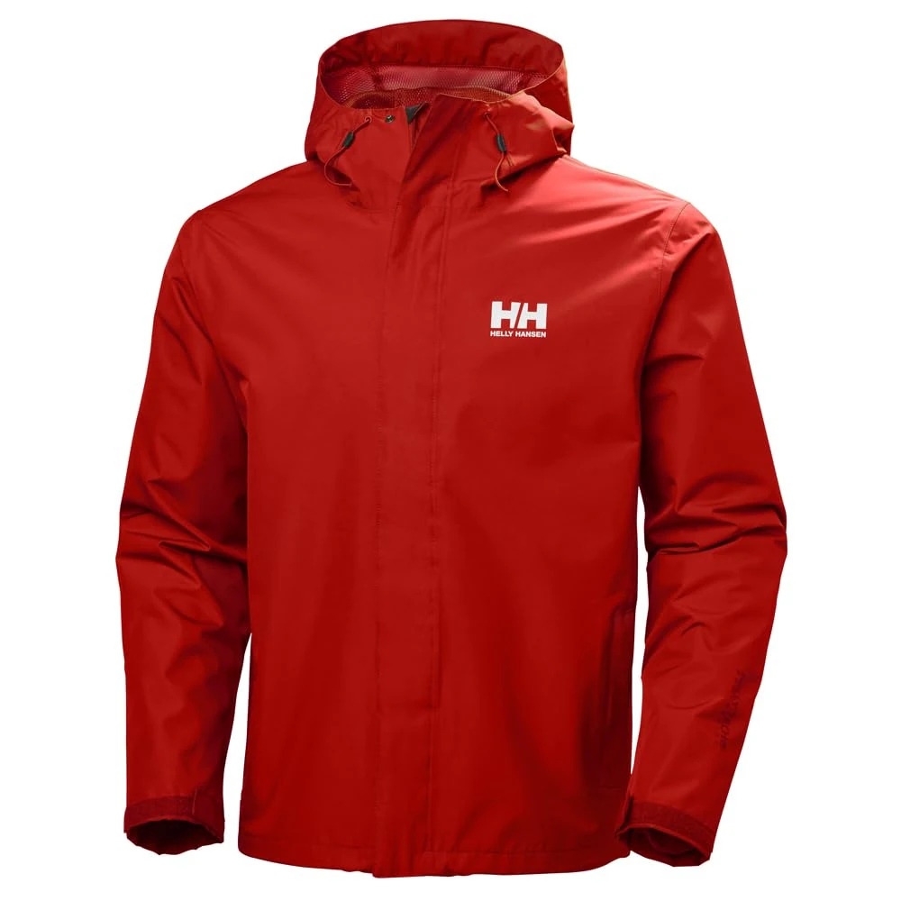 Helly Hansen Waterproof Seven J Men's Outdoor Jacket available in Alert Red 2X-Large
