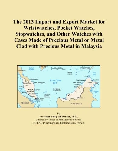 The 2013 Import and Export Market for Wristwatches, Pocket Watches, Stopwatches, and Other Watches with Cases Made of Precious Metal or Metal Clad with Precious Metal in Malaysia