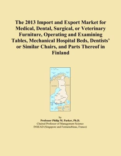 The 2013 Import and Export Market for Medical, Dental, Surgical, or Veterinary Furniture, Operating and Examining Tables, Mechanical Hospital Beds, ... Similar Chairs, and Parts Thereof in Finland