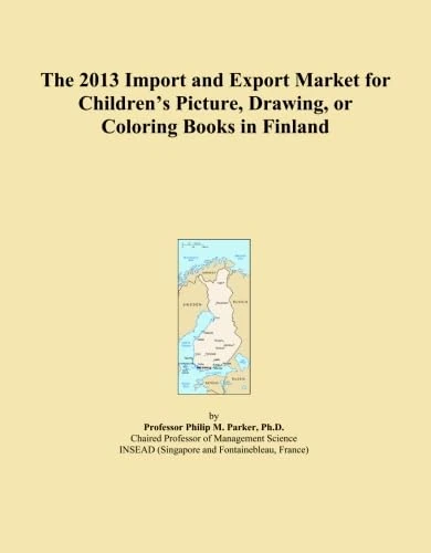 2013 Finland Children's Picture Drawing Coloring Books Import Export Market