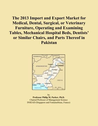 The 2013 Import and Export Market for Medical, Dental, Surgical, or Veterinary Furniture, Operating and Examining Tables, Mechanical Hospital Beds, ... Similar Chairs, and Parts Thereof in Pakistan