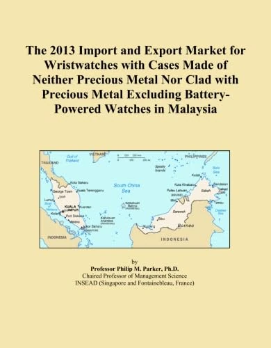 The 2013 Import and Export Market for Wristwatches with Cases Made of Neither Precious Metal Nor Clad with Precious Metal Excluding Battery-Powered Watches in Malaysia