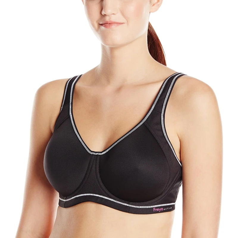 Freya Women's Sonic Underwired Sports Bra, Storm, 34 D UK