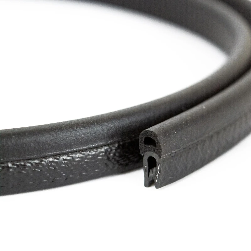 EUTRAS KSD2004 Door Rubber Boot Seal - Clamping Range 1.0-3.5 mm - Black - 5 m