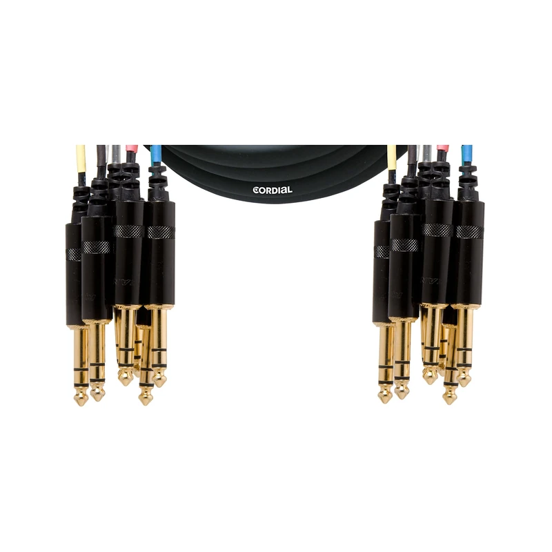 Cordial CML 8-0 VV 5 C Loom Cable (8 x Jack 6.3 mm stereo/8 x Jack 6.3 mm stereo, Length 5 m)
