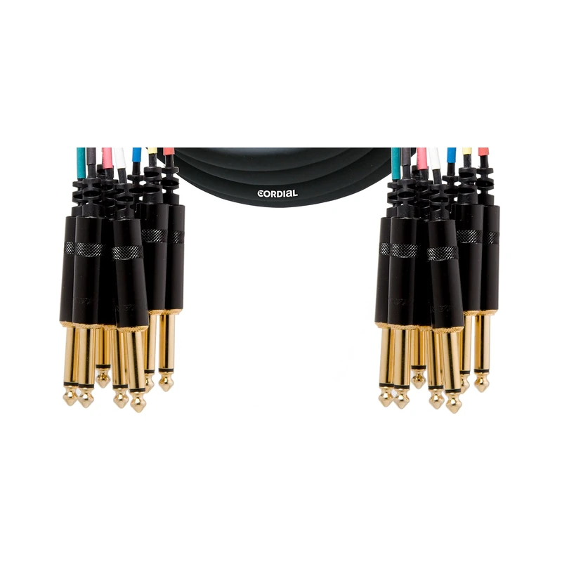 Cordial CML 8-0 PP 3 C Loom Cable (8 x Jack 6.3 mm mono/8 x Jack 6.3 mm mono, Length 3m)