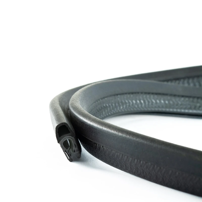 Eutras Draught Excluder KSD2002 Rubber Door Seal Boot Gasket – Clamping Range 1.5 – 3.5 mm – Black – 10 m - Image 1