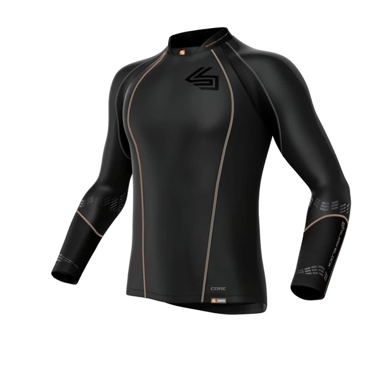 Shock Doctor Men's Core Compression Hockey Shirt-Black, X-Small