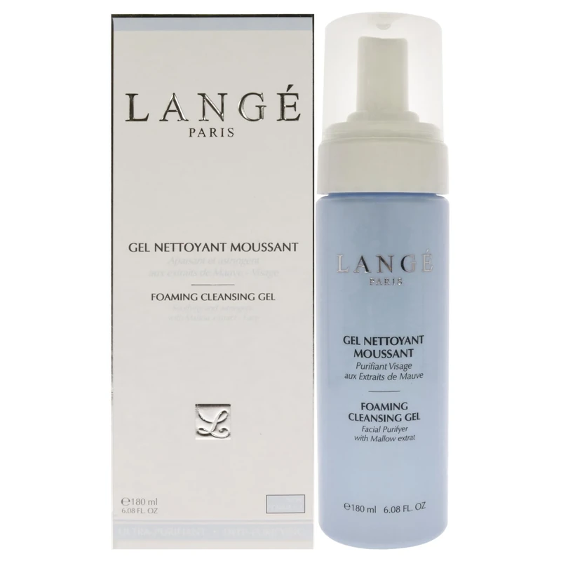 Lange Deep Purifying Foaming Cleansing Gel for Unisex 6.08 oz Gel