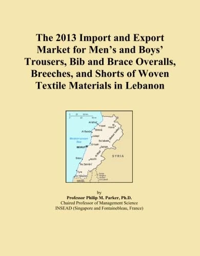 The 2013 Import and Export Market for Men's and Boys' Trousers, Bib and Brace Overalls, Breeches, and Shorts of Woven Textile Materials in Lebanon
