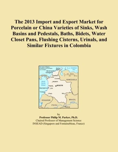 The 2013 Import and Export Market for Porcelain or China Varieties of Sinks, Wash Basins and Pedestals, Baths, Bidets, Water Closet Pans, Flushing Cisterns, Urinals, and Similar Fixtures in Colombia