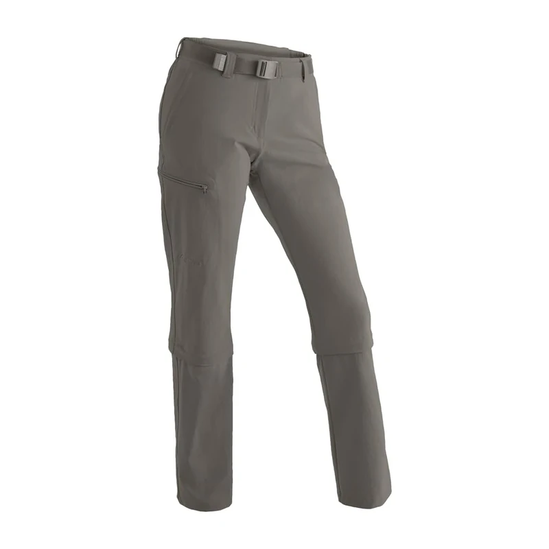 maier sports women's Arolla hiking trousers, zip-off outdoor pants, breathable trekking trousers with detachable legs
