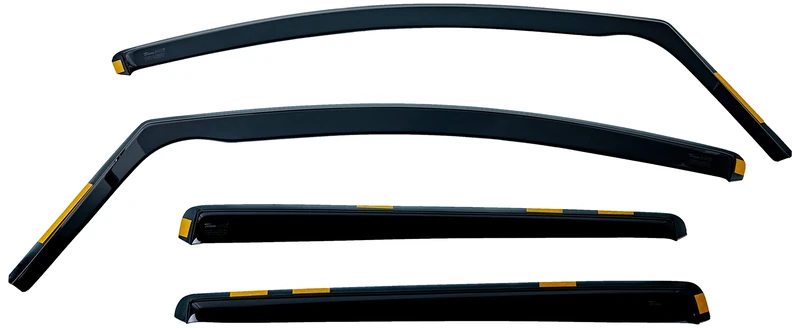 HEKO-15293 Wind Deflectors Fits Ford Grand C-Max 5-Door 2011 On (4 Pieces)