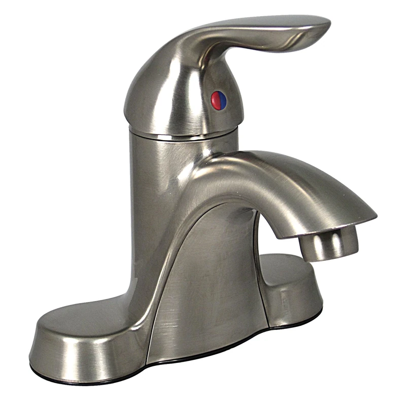 Phoenix S1265-1 Spout 4 Faucet Hi Arc 1 Handle Hybrid Brushed Nickel Single Lever Bathroom Faucet by Phoenix