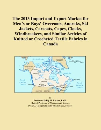 The 2013 Import and Export Market for Men's or Boys' Overcoats, Anoraks, Ski Jackets, Carcoats, Capes, Cloaks, Windbreakers, and Similar Articles of Knitted or Crocheted Textile Fabrics in Canada