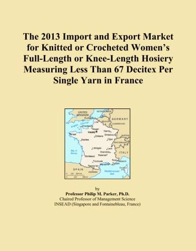The 2013 Import and Export Market for Knitted or Crocheted Women's Full-Length or Knee-Length Hosiery Measuring Less Than 67 Decitex Per Single Yarn in France