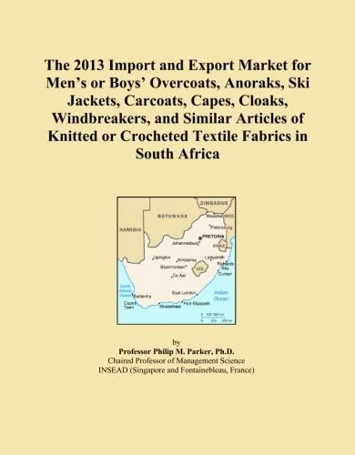 The 2013 Import and Export Market for Men's or Boys' Overcoats, Anoraks, Ski Jackets, Carcoats, Capes, Cloaks, Windbreakers, and Similar Articles of ... or Crocheted Textile Fabrics in South Africa