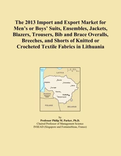 The 2013 Import and Export Market for Men's or Boys' Suits, Ensembles, Jackets, Blazers, Trousers, Bib and Brace Overalls, Breeches, and Shorts of Knitted or Crocheted Textile Fabrics in Lithuania