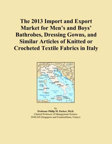 The 2013 Import and Export Market for Men's and Boys' Bathrobes, Dressing Gowns, and Similar Articles of Knitted or Crocheted Textile Fabrics in Italy