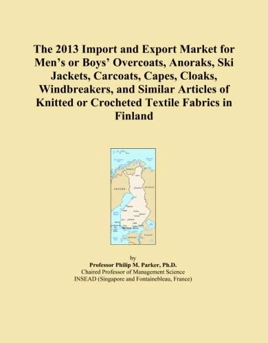 The 2013 Import and Export Market for Men's or Boys' Overcoats, Anoraks, Ski Jackets, Carcoats, Capes, Cloaks, Windbreakers, and Similar Articles of Knitted or Crocheted Textile Fabrics in Finland