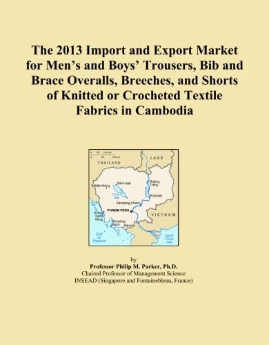 The 2013 Import and Export Market for Men's and Boys' Trousers, Bib and Brace Overalls, Breeches, and Shorts of Knitted or Crocheted Textile Fabrics in Cambodia