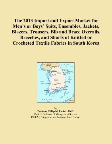 The 2013 Import and Export Market for Men's or Boys' Suits, Ensembles, Jackets, Blazers, Trousers, Bib and Brace Overalls, Breeches, and Shorts of Knitted or Crocheted Textile Fabrics in South Korea
