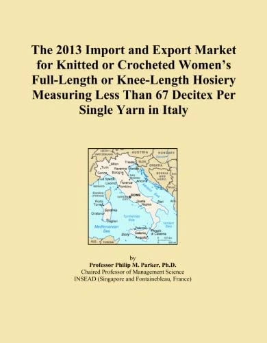 The 2013 Import and Export Market for Knitted or Crocheted Women's Full-Length or Knee-Length Hosiery Measuring Less Than 67 Decitex Per Single Yarn in Italy