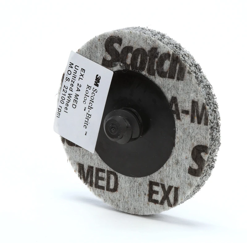 Scotch-Brite Roloc EXL Unitized Wheel XL-DR, 50 mm x 6 mm, 2A MED