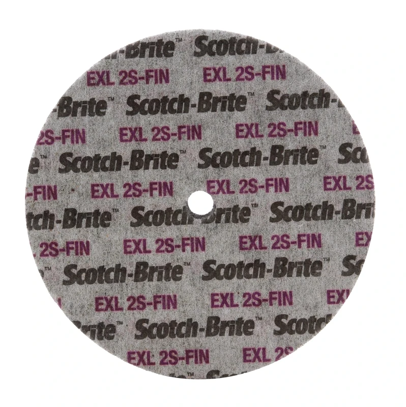 Scotch-Brite(TM) EXL Unitized Wheel, Silicon Carbide, 5000 rpm, 6 Diameter, 1/2 Arbor, 2S Fine Grit (Pack of 8)