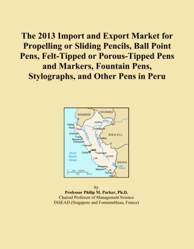 The 2013 Import and Export Market for Propelling or Sliding Pencils, Ball Point Pens, Felt-Tipped or Porous-Tipped Pens and Markers, Fountain Pens, Stylographs, and Other Pens in Peru