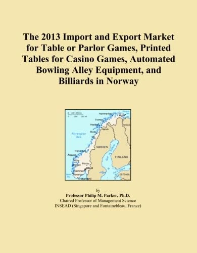 The 2013 Import and Export Market for Table or Parlor Games, Printed Tables for Casino Games, Automated Bowling Alley Equipment, and Billiards in Norway