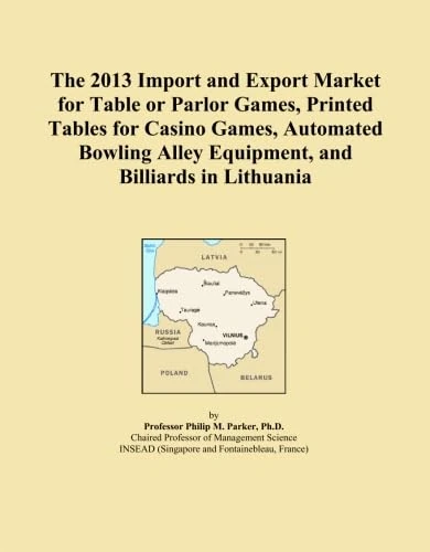 The 2013 Import and Export Market for Table or Parlor Games, Printed Tables for Casino Games, Automated Bowling Alley Equipment, and Billiards in Lithuania