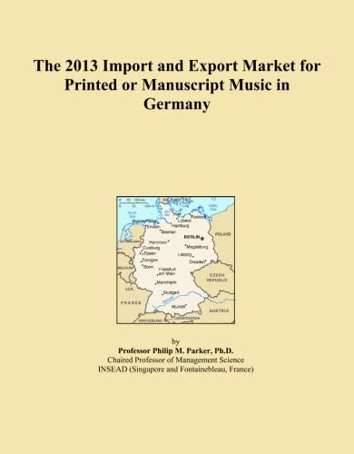 The 2013 Import and Export Market for Printed or Manuscript Music in Germany