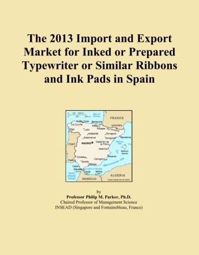 The 2013 Import and Export Market for Inked or Prepared Typewriter or Similar Ribbons and Ink Pads in Spain