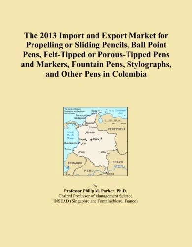 The 2013 Import and Export Market for Propelling or Sliding Pencils, Ball Point Pens, Felt-Tipped or Porous-Tipped Pens and Markers, Fountain Pens, Stylographs, and Other Pens in Colombia