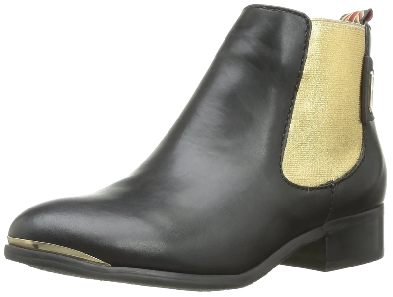 Pepe Jeans Womens Cambridge 3 Gold Cowboy Boots PFS50339 4 UK, 37 EU