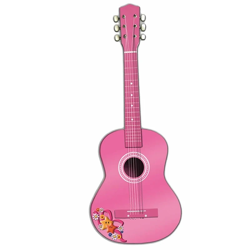 Reig 75cm Spanish Wooden Guitar (Pink)
